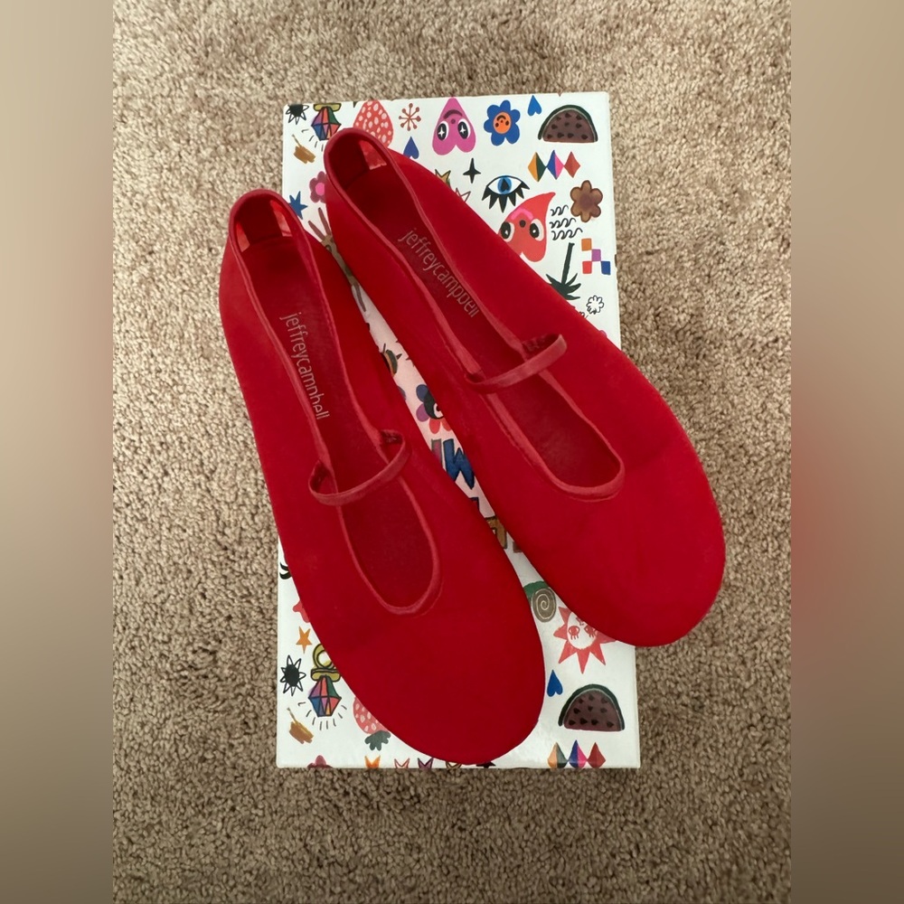 Jeffrey Campbell mesh flats